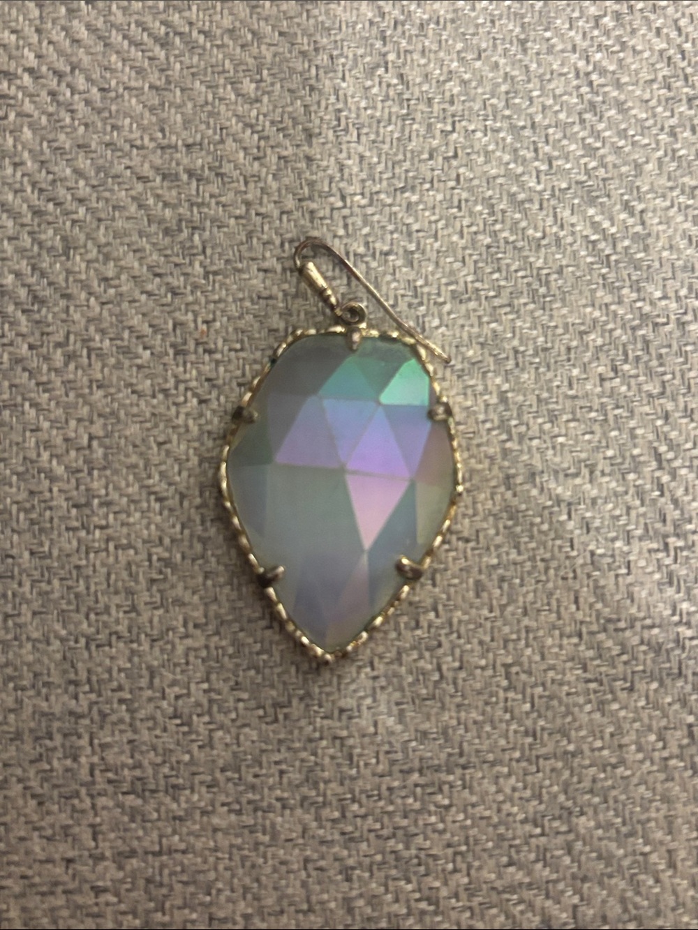 Kendra Scott Single Teardrop Earring - Gold finish